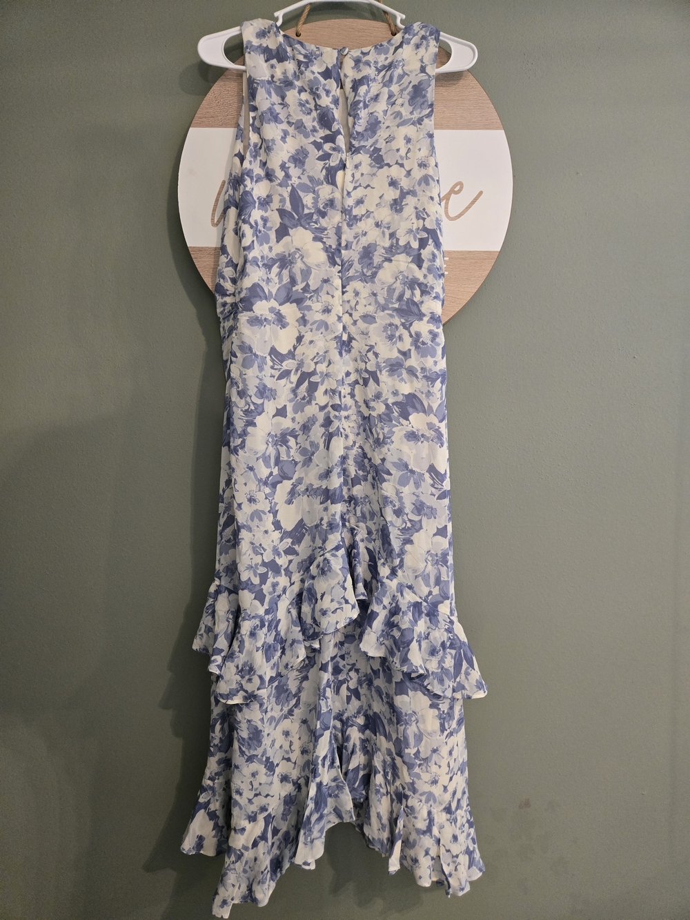 Reformation Magnus Dress Blue Floral - Picture 6 of 6